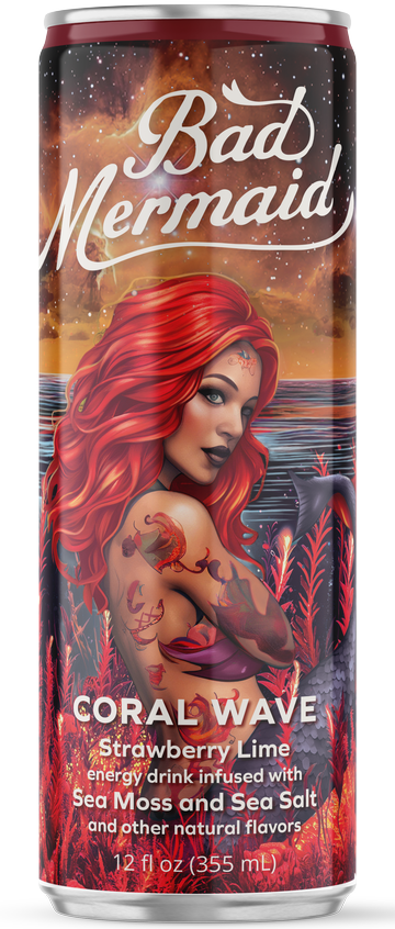 Ocean Breeze by Bad Mermaid Drinks - Sustained Natural Energy